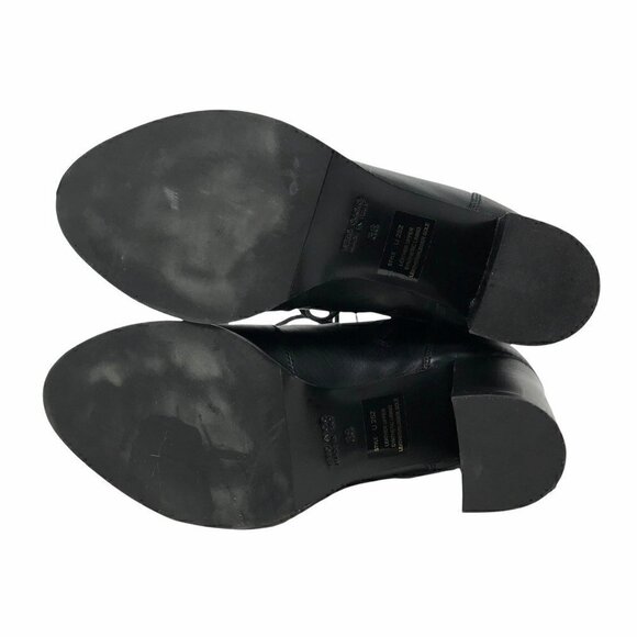 Black Lace-Up Ankle Boots - Picture 3 of 10